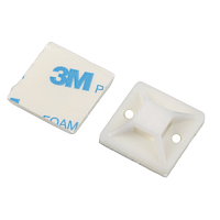 Площадка самоклеящаяся под хомуты 25х25 мм белая 10 штук NO-225-308 | код Б0066729 | ЭРА