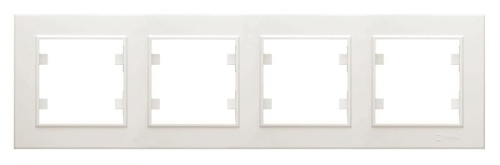 Рамка 4-м Karea горизонт. крем. Makel 56010704 Рамка 4-м Karea горизонт. крем. Makel 56010704