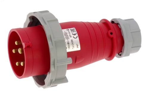 Вилка кабельная 16A/400V/3P+N+E/IP67 | код CA288 | INPIN