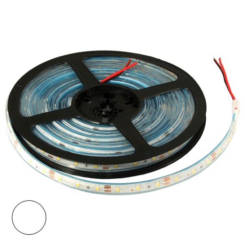 Светодиодная лента RUICHI, 2835, 300 LED, IP68, 12 В, цвет белый тёплый, длина 5 м | код 109735 | Ruichi