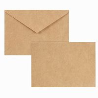 Конверты С6 (114х162 мм) КРАФТ, клей, 90 г/м2, КОМПЛЕКТ 1000 шт., треугольный клапан, С6НКж | код 112189 | РЯЖСКАЯ ПЕЧАТНАЯ ФАБРИКА