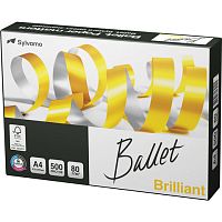 Бумага офисная BALLET BRILLIANT, А4, 80 г/м2, 500 л., марка А, ColorLok, International Paper, белизна 168%, BALBR080X501 | код 110461 | BALLET