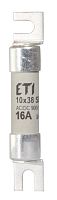 Предохранитель CH SU 10x38 gR-PV 16A 900V (30kA) | код 002625316 | ETI