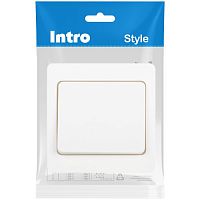 Переключатель Intro 7-103-01 Style 10А-250В, IP20, СУ, белый | код Б0060629 | ЭРА