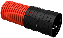 ELASTA Труба гофр. двустенная жесткая ПНД d=160мм (5,7м) IEK | код ET-TG13-212-160-D57-K04 | IEK