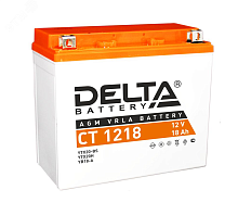 Аккумулятор CT 12В 18Ач | код CT 1218 | Delta MOTO