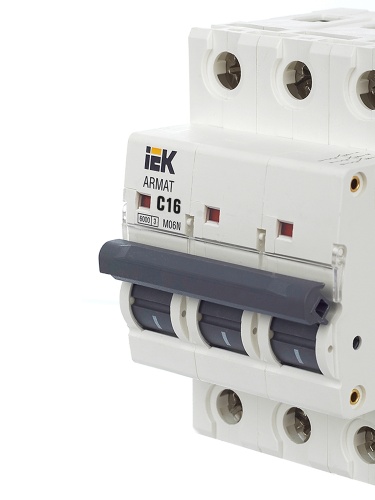 ARMAT Автоматический выключатель M06N 3P C 16А | код AR-M06N-3-C016 | IEK  фото 10
