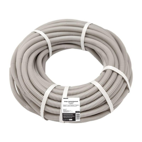 Труба гофрированная из ПВХ, с зондом, d 25мм, 25 м/уп | код 28-0251-25 | REXANT фото 2