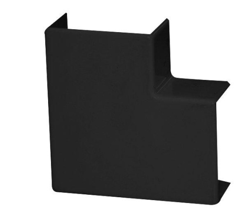 Поворот на 90 град. для РКК-25х16 (черный) | код ПВР-25х16-Ч | Ruvinil