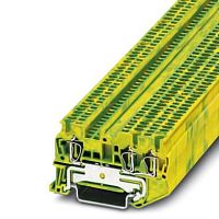 Клемма защитного провода ST 1,5-TWIN-PE | код 3031144 | PHOENIX CONTACT