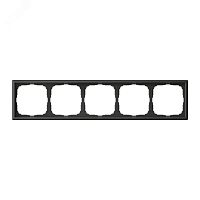 Рамка 5-м ArtGallery универс. базальт | код GAL001405 | Systeme Electric