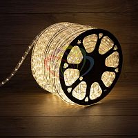 Шнур светодиодный Дюралайт фиксинг 2Вт 36LED/м тепл. бел. (уп.100м) | код 121-126 | Neon-Night