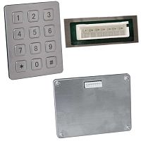 Клавиатура цифровая антивандальная влагозащищённая RUICHI RPS01-12-TM, pin, нержавеющая сталь | код 113017 | Ruichi