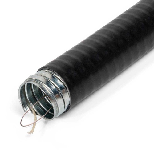 Металлорукав толстостенный МГ «HEAVY DUTY» 38 с протяжкой | код 88407 | КВТ