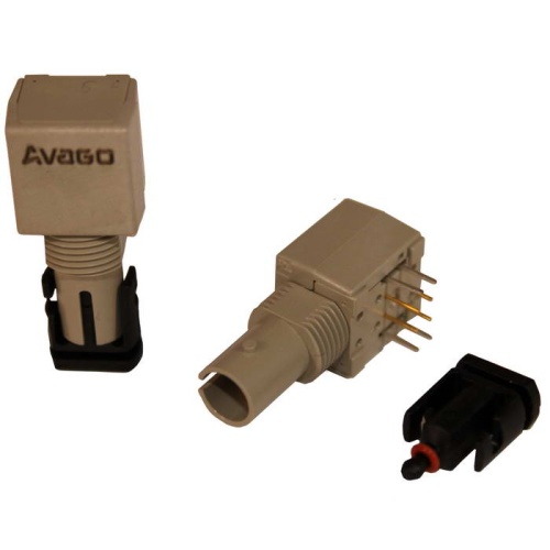 HFBR-1414TZ, Оптоволоконный передатчик Broadcom, 160 МБод, 820 Нм, Plastic ST-Threaded Port | код 113181 | Broadcom