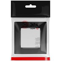 Рамка для розеток и выключателей Серия 12 12-5201-06 на 1 пост, Классик, чёрный | код Б0067772 | ЭРА