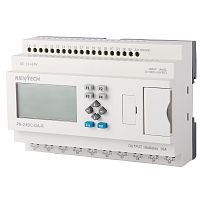 Программируемый логический контроллер PR-24DC-DA-R, 12_24VDC, 14DI(6AI), 10RO, RTC, RS232, RS485, ЖКИ | код PR-24DC-DA-R | Rievtech