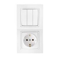 Беларусь Блок скрыт 3-х клвыкл+1местн роз Зк | код 3В-РЦ-731 | БелТИЗ