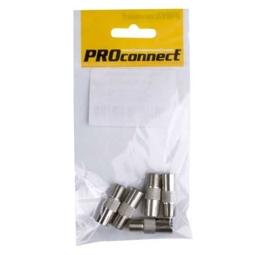 ПЕРЕХОД гн F - гн TV PROCONNECT Индивидуальная упаковка 5 шт | код 05-4302-4-9 | PROCONNECT