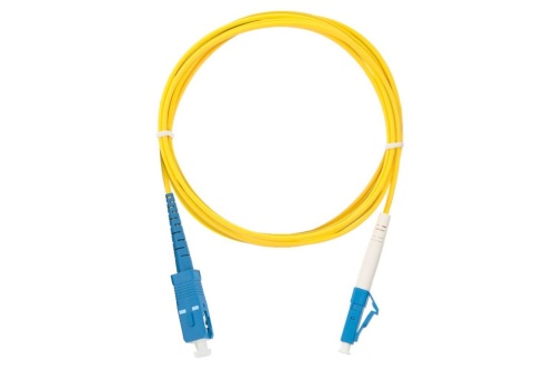 Патч-корд волоконно-оптический (шнур) SM 9/125 (OS2) LC/UPC-LC/UPC simplex LSZH (1м) | код 244323 | Hyperline