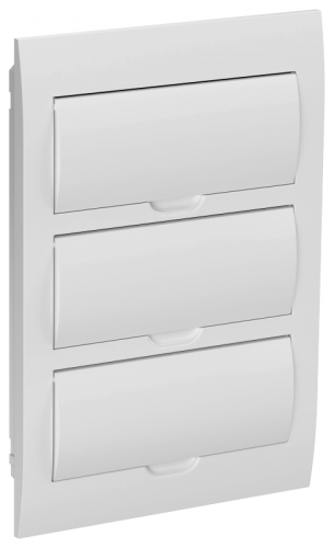 Корпус пластиковый ЩРВ-П-36 бел. дверь IP41 GENERICA | код MKP13-V-36-41-K01-G | GENERICA by IEK