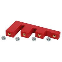 Изолятор ступенчатый шинный NO-224-161 ИСв4-40 (М10) с болтами 18кВ | код Б0065658 | ЭРА