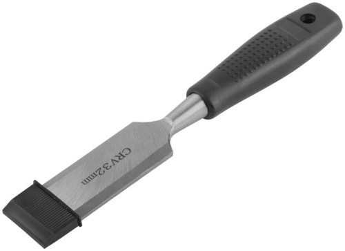 Стамеска CrV с пластиковой ручкой 32мм FIT 43132 фото 5