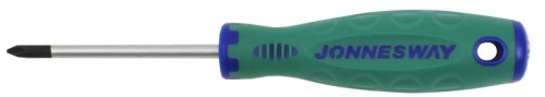 D71P175 Отвертка стержневая крестовая ANTI-SLIP GRIP, PH1х75 мм | код D71P175 | JONNESWAY