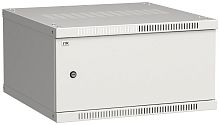 ITK Шкаф настенный LINEA WE 6U 600х600мм дверь металл серый | код LWE3-06U66-MF | IEK