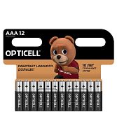 Элемент питания алкалиновый AAA/LR03 (блист. 12шт) Basic | код 5051011 | Opticell