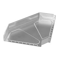 Угол горизонтальный 90 градусов Стандарт INOX (AISI 304) 500х100 Промрукав | код PR16.3511 | ПРОМРУКАВ