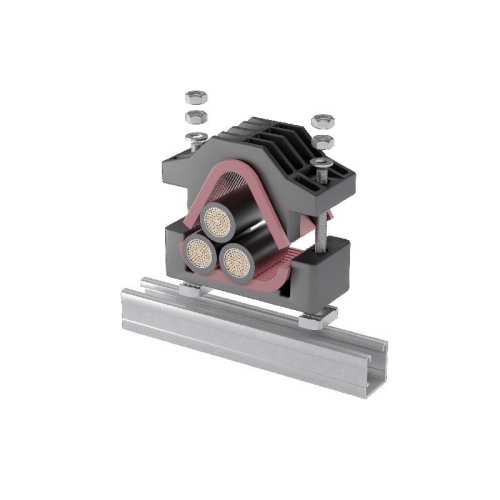 Крепление для кабеля универсальное усиленное d35-50мм UKK3-35-50 КМ LO24130