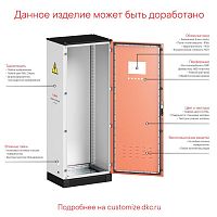 Панели боковые для шкафов CQE N, ВхГ 1200X500 мм, комплект 2 шт. | код R5NLE1252 | DKC