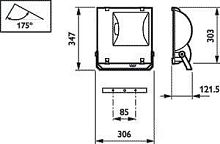 Светильник RVP151 MHN-TD70W IC A 70Вт RX7s IP65 | Код. 910503695018 | Philips