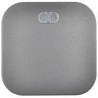 Выключатель 1-кл. ОП GLORY ВС20-1-1-ХСм 10А с индикацией сталь матов. IEK EVH11-K46M-10