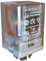 Реле R15-1014-23-1024-K 10А, 4СО, 24В пост., тест- кнопка | код 802171 | Relpol