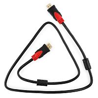 Кабель HDMI Cablexpert, серия Silver, длина 1 м, v1.4, M/M, позол.разъемы, феррит. кольца, коробка | код CC-S-HDMI03-1M | Cablexpert