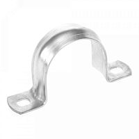 Скоба крепежная двухлапковая СМД d25-26мм метал. (уп.100шт) | код PR08.2549 | Промрукав