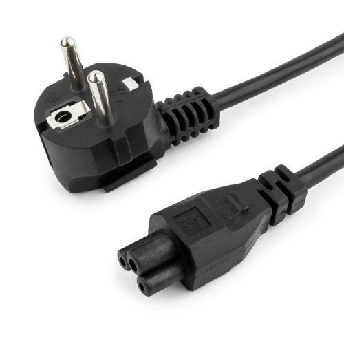 Кабель питания для ноутбуков Cablexpert PC-186-ML12-3M, 3м, Schuko- C5, 10А, пакет | код PC-186-ML12-3M | Cablexpert