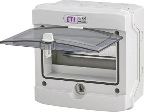 Пластиковый щит ECH- 8Gu (8мод.нар.исп.IP65) | код 001101171 | ETI