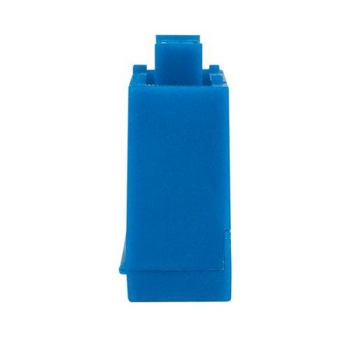 Шина "0" N (6х9мм) 8 отверстий латунь синий изолированный корпус на DIN-рейку PROxima | код sn0-63-8-ib | EKF фото 4