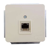 Розетка компьютерная 1-м Extra RJ45 механизм беж.