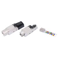Коннектор полевого монтажа (Tool Less) 8P8C CAT 6 экранированный | код RN6RJ45FJ | DKC