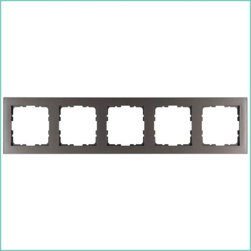 Рамка G-Classic 5-постовая, цвет Мокко | код G1005Z | Jasmart Рамка G-Classic 5-постовая, цвет Мокко | код G1005Z | Jasmart