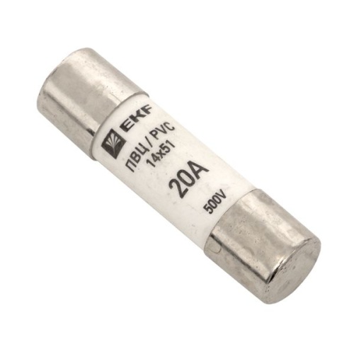 Плавкая вставка цилиндрическая ПВЦ (14х51) 20А PROxima | код pvc-14x51-20 | EKF фото 2