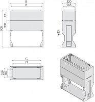 Цоколь KVR-32 P 53 (В907хШ529хГ320) | код 001602327 | ETI