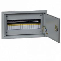 Распределительный шкаф PROxima 18 мод., IP31, встраиваемый, металл, серая дверь | код. mb11-18m | EKF