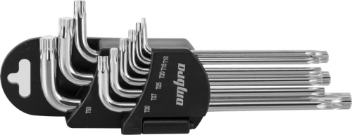 953009 Набор ключей торцевых TORX® Т10-T50, 9 предметов | код 953009 | Ombra