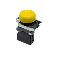 Кнопка желтая в кожухе, 1NO, IP66, металл MTB4-BP51 | код 137192 | MEYERTEC