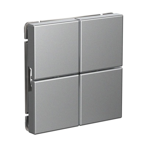 ARTGALLERY 4-клавишный ВЫКЛЮЧАТЕЛЬ СЦЕНАРНЫЙ, сх. 1, АЛЮМИНИЙ | код GAL000374 | Systeme Electric фото 9